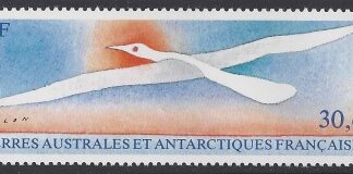 1990 French Antarctic. SG.270 AIR - Bird.   U/M (MNH)
