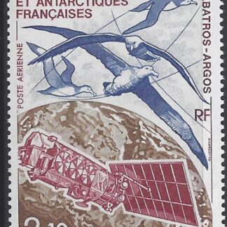 1991 French Antarctic. SG.273  AIR - Wandering Albertrosses and Argos Satellite.   U/M (MNH)