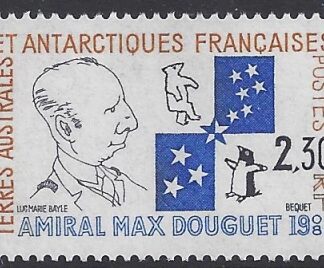 1991 French Antarctic. SG.274  Admiral Max Douguet Commemoration.   U/M (MNH)
