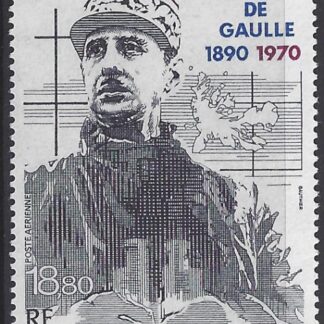 1991 French Antarctic. SG.282  AIR - Birth Centenary of Charles de Gaulle (French Statesman).   U/M (MNH)