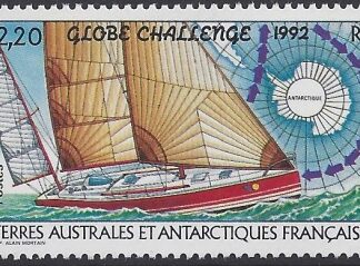 1992 French Antarctic. SG.296  Globe Challenger Round the World Sailing Race.   U/M (MNH)