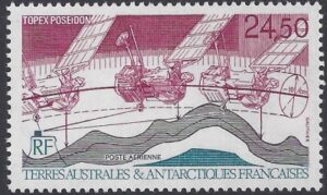 1992 French Antarctic. SG.303 AIR Topex Poseidon Satellite.   U/M (MNH)