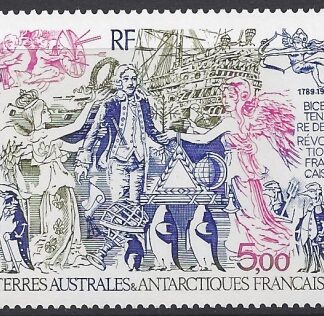 1989 French Antarctic - SG.256  AIR - Bicentenary of French Revolution.  U/M (MNH)