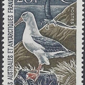 1968 French Antarctic SG.31  Black-Browed Albatross. very fine well centred. U/M (MNH)