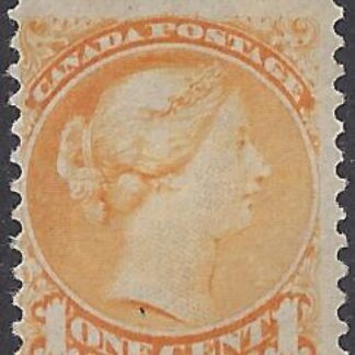 1870 Canada. SG.72 1c bright orange. m/m