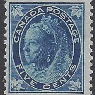 1897 Canada SG.146 5c deep blue/bluish u/m (MNH)