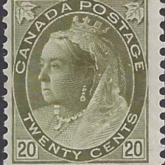 1900 Canada SG.165  20c  olive green m/m