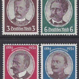 1934 Germany SG.537-40 German Colonizers Jubilee set 4 values U/M (MNH)