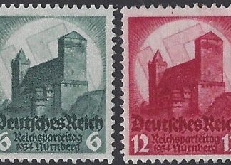 1934 Germany SG.543-4 Nuremburg Congress. set 2 values U/M (MNH)