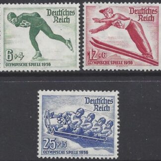 1935 Germany  SG.597-9 Winter Olympic Games. set 3 values U/M (MNH)