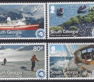 2016 South Georgia SG.667-70   Int. Association of Antarctic Tour Operators. (IAATO) set 4 values U/M (MNH)