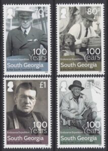 2016 South Georgia SG.671-4 Shackleton 100 years. set 4 values U/M (MNH)