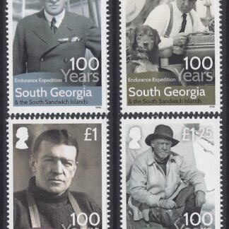 2016 South Georgia SG.671-4  Shackleton 100 years. set 4 values U/M (MNH)