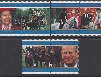 1998 South Georgia. SG.270-5  Golden Wedding of Queen Elizabeth and Prince Philip. set 6 values U/M (MNH)