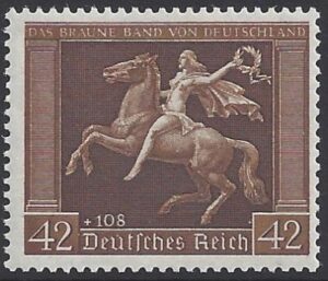 1938 Germany  SG.659  Brown Ribbon of Germany.  U/M (MNH)