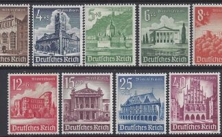 1940  Germany. SG.739-47 Winter Relief Fund. set 9 values U/M (MNH)
