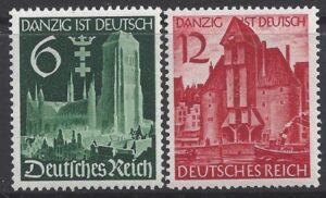 1939 Germany SG.702-3 Occupation of Danzig set 2 values U/M (MNH)