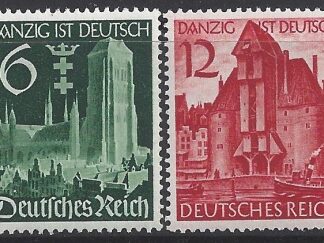 1939 Germany SG.702-3 Occupation of Danzig  set 2 values U/M (MNH)
