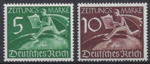 1939 Germany. SG.N727-8 Newspaper. set 2 values U/M (MNH)