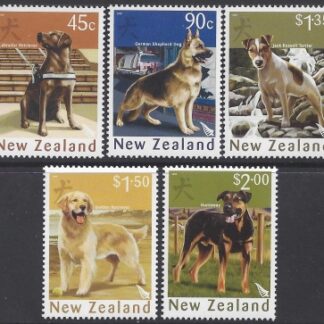 2006 New Zealand SG.2840-4 Chinese New Year (year of the Dog) set 5 values U/M (MNH)