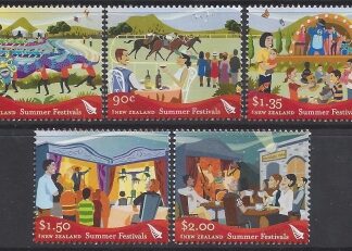 2006 New Zealand SG.2917-21 Summer Festivals set 5 values U/M (MNH)