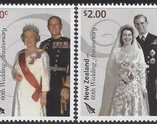2007 New Zealand SG.2993-4 Diamond Wedding. set 2 values U/M (MNH)