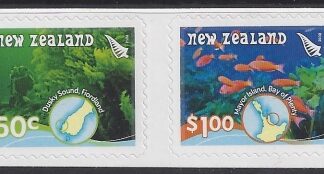 2008 New Zealand SG.3018-9 Underwater Reefs set 2 values self adh. pair. ex coil stamps U/M (MNH)