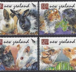 2008 New Zealand SG.3020-3 Chinese New Year (year of the rat) set 4 values U/M (MNH)