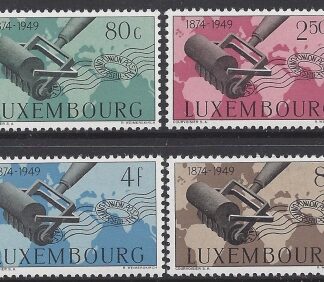 1949 Luxembourg  SG.525-8 75th Anniversary of Universal Postal Union. set 4 values U/M (MNH)