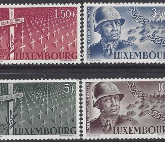 1947 Luxembourg  SG.498-501 Honouring General George S. Patton set 4 values U/M (MNH)