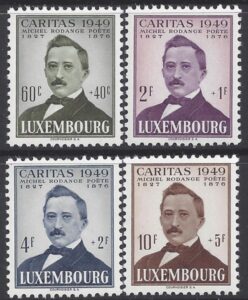 1949 Luxembourg. SG.529-32 National Welfare Fund. set 4 values U/M (MNH)