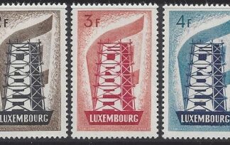 1956 Luxembourg. SG.609-11  Europa set 3 values U/M (MNH)