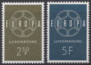 1959 Luxembourg SG.659-600 Europa set 2 values U/M (MNH)