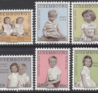 1962 Luxembourg. SG.710-715 National Welfare Fund. set 6 values U/M (MNH)