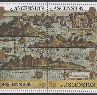 1981 Ascension Island. MS.301  Early Maps. mini sheet U/M (MNH)