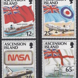 1997 Ascension Island. SG.709-12 Flags set 4 values U/M (MNH)
