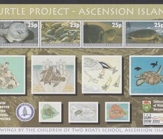 2000 Ascension Island. MS.800 Stamp Show 2000 (MS.799 overprinted The Stamp Show 2000) U/M (MNH)