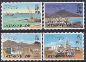 2000 Ascension Island. SG.810-3 Christmas Carols. set 4 values U/M (MNH)