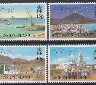 2000 Ascension Island.  SG.810-3 Christmas Carols. set 4 values U/M (MNH)