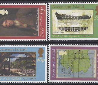 2001 Ascension Island  SG.815-8 Centenary of the Wreck of The Roebuck. set 4 values U/M (MNH)