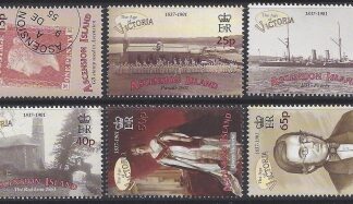 2001 Ascension Island.  SG.823-8 Death Centenary of Queen Victoria. set 6 values U/M (MNH)