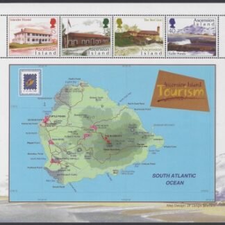2001 Ascension Island. SG830-3 Belgica 2001 Int. Stamp Exh. Sheetlet of 4 U/M (MNH)