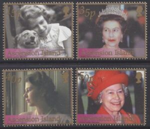 2002 Ascension Island. SG.839-42 Golden Jubilee set 4 values U/M (MNH)