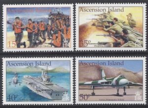 2002 Ascension Island. SG.844-7 20th Anniv. Liberation of The Falklands. set 4 values U/M (MNH)