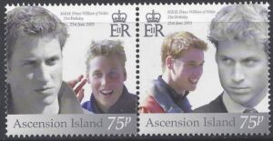 2003 Ascension Island. SG.876-7 21st Birthday of Prince William of Wales. set 2 values U/M (MNH)