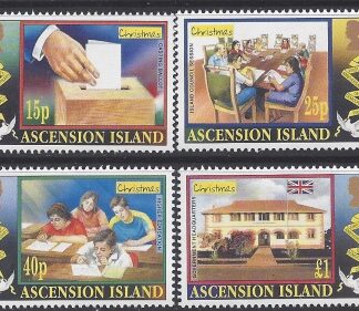 2003 Ascension Island. SG.885-8 Christmas. First Anniv. of Democracy on Ascension. set 4 values U/M (MNH)