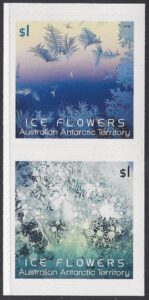 2016 Australian Antarctic. SG.269-70 Ice Flowers. self Adhesive set 2 values U/M (MNH)