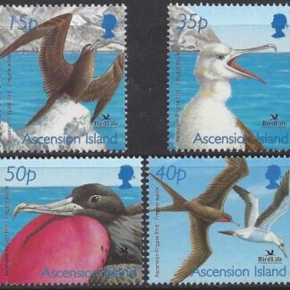 2001 Ascension Island.  SG.834-7 Birdlife World Birds Festival 1st Series  set 4 values U/M (MNH)