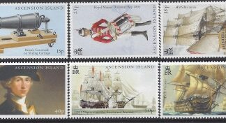 2005 Ascension Island. SG.914-9  Bicentenary of Battle of Trafalgar (1st series). set 6 values U/M (MNH)