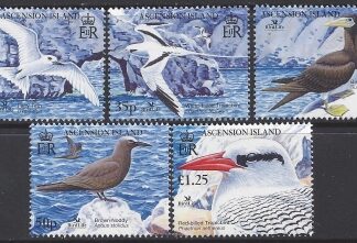 2005 Ascension Island. SG.921-5  Birdlife International (3rd series). The Seabirds Return. set 5 values U/M (MNH)